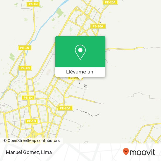Mapa de Manuel Gomez
