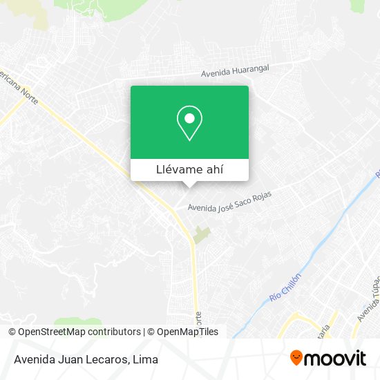 Mapa de Avenida Juan Lecaros