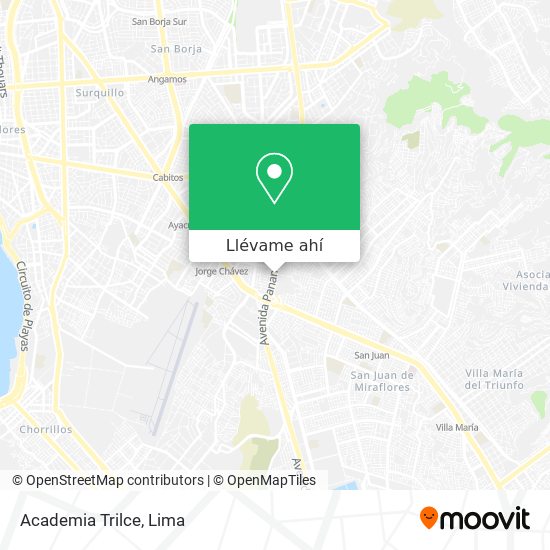 Mapa de Academia Trilce