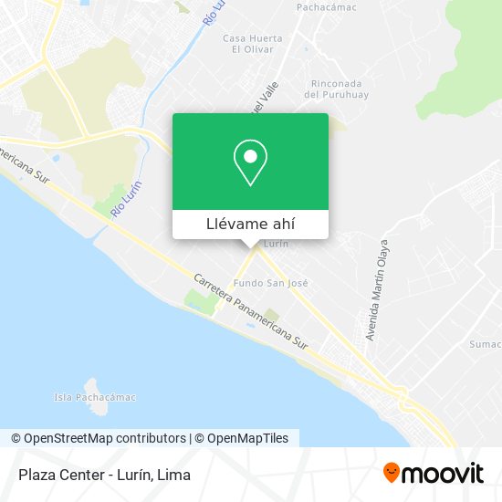 Mapa de Plaza Center - Lurín