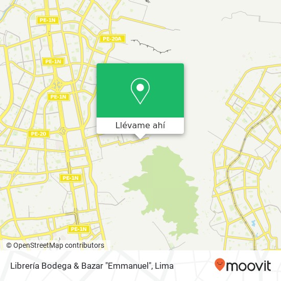 Mapa de Librería Bodega & Bazar "Emmanuel"