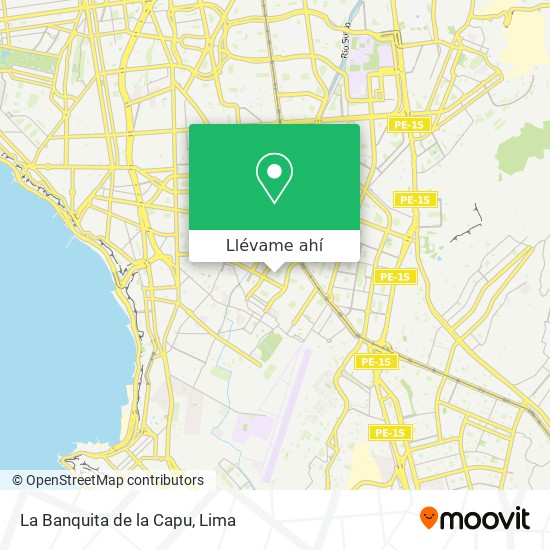 Mapa de La Banquita de la Capu
