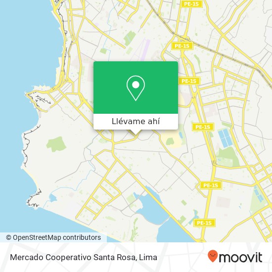 Mapa de Mercado Cooperativo Santa Rosa