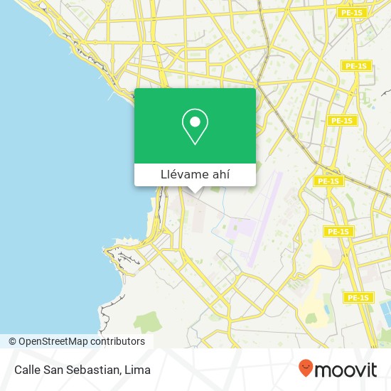 Mapa de Calle San Sebastian