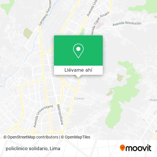 Mapa de policlinico solidario