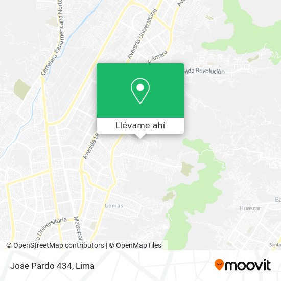 Mapa de Jose Pardo 434