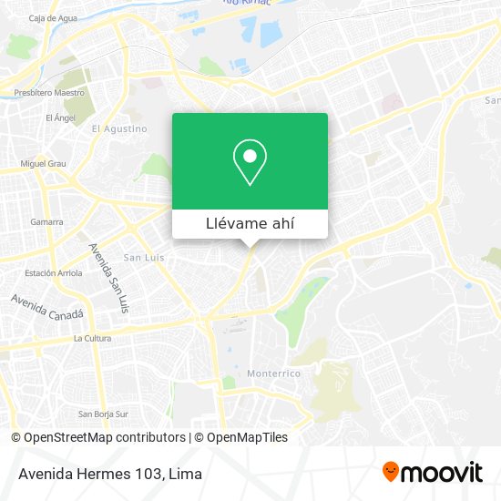 Mapa de Avenida Hermes 103