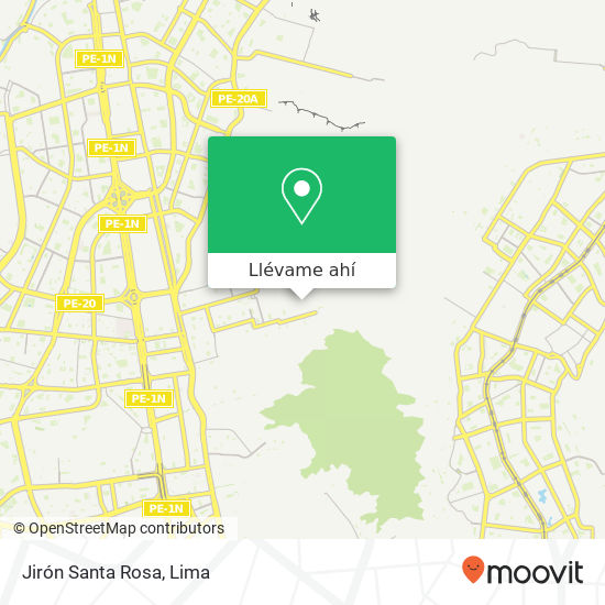 Mapa de Jirón Santa Rosa