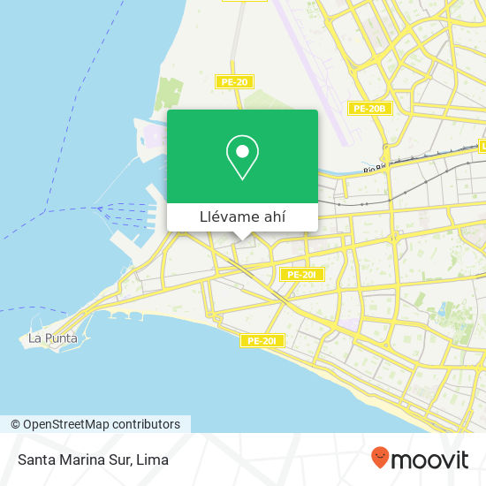 Mapa de Santa Marina Sur