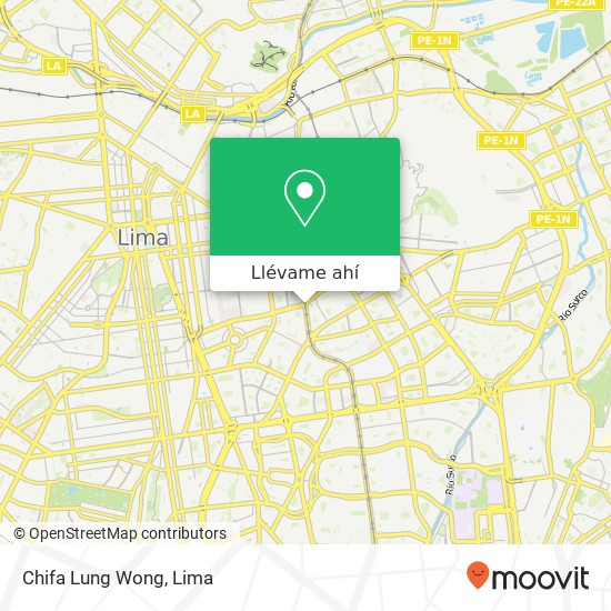 Mapa de Chifa Lung Wong