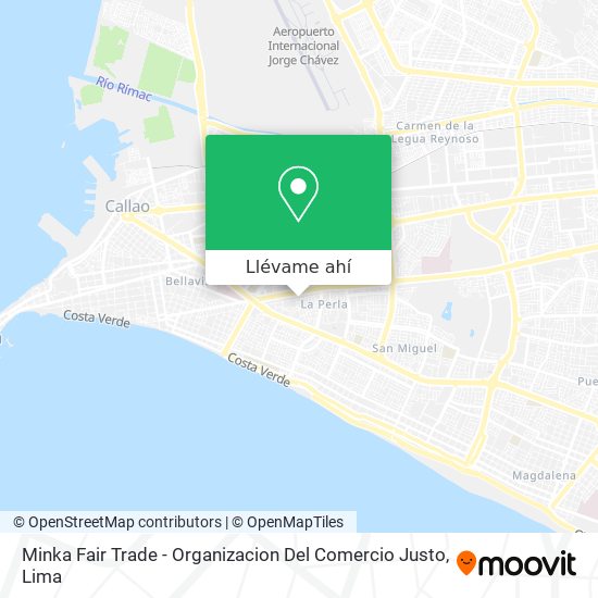 Mapa de Minka Fair Trade - Organizacion Del Comercio Justo