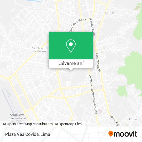 Mapa de Plaza Vea Covida
