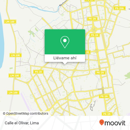 Mapa de Calle el Olivar