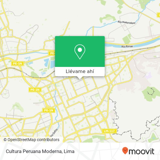Mapa de Cultura Peruana Moderna