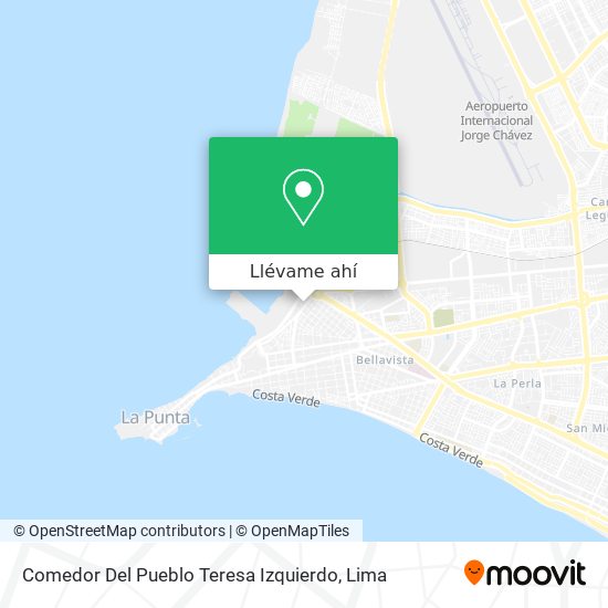 Mapa de Comedor Del Pueblo Teresa Izquierdo