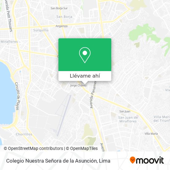 Mapa de Colegio Nuestra Señora de la Asunción