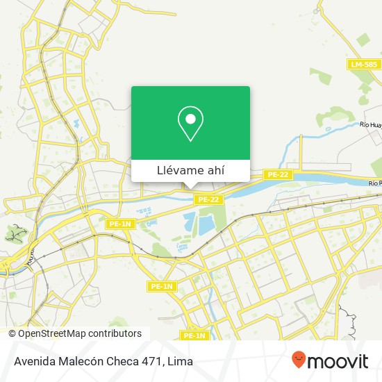 Mapa de Avenida Malecón Checa 471