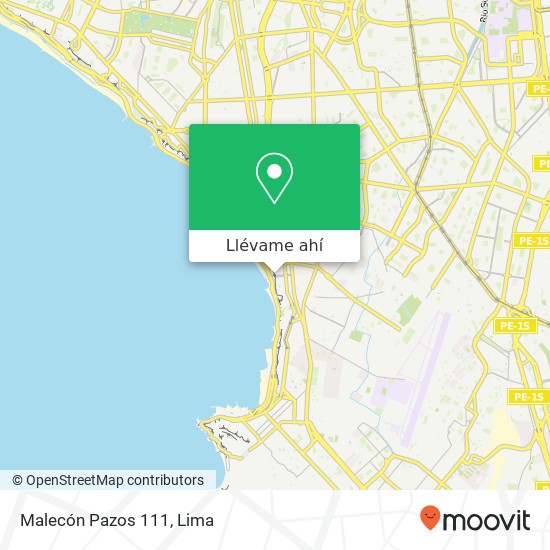 Mapa de Malecón Pazos 111