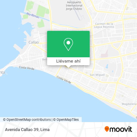 Mapa de Avenida Callao 39