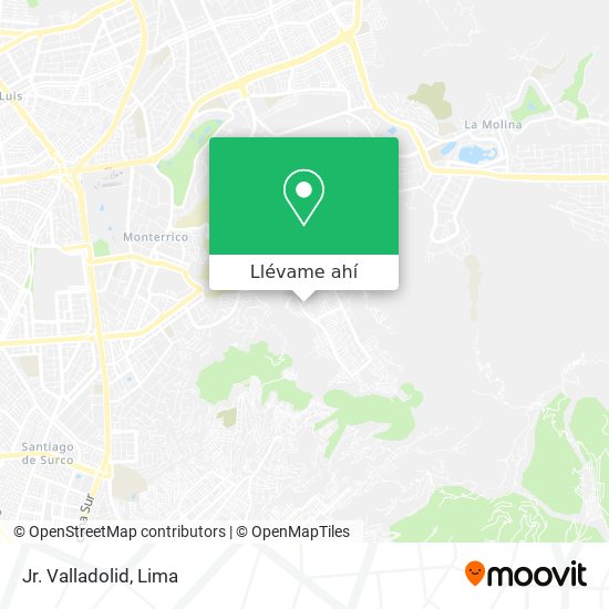 Mapa de Jr. Valladolid