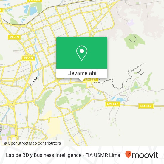 Mapa de Lab de BD y Business Intelligence - FIA USMP