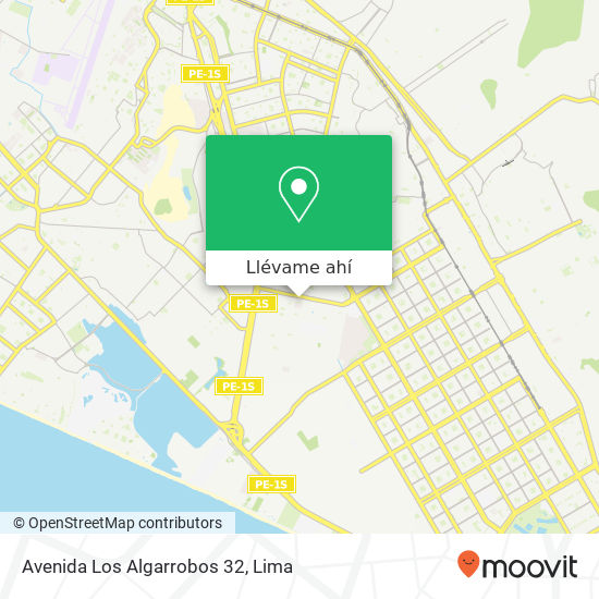 Mapa de Avenida Los Algarrobos 32
