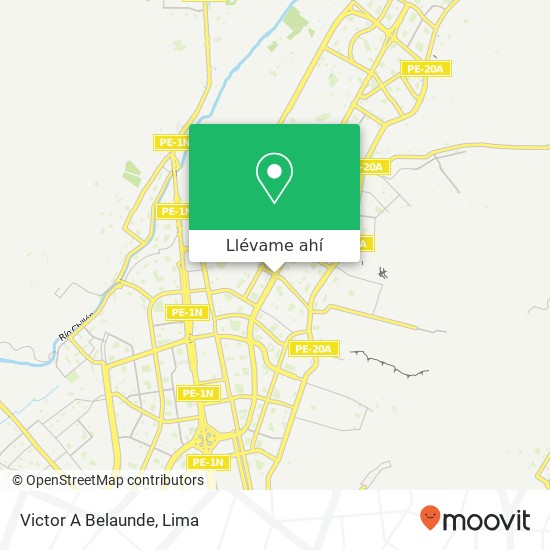 Mapa de Victor A Belaunde