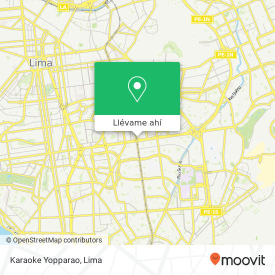 Mapa de Karaoke Yopparao