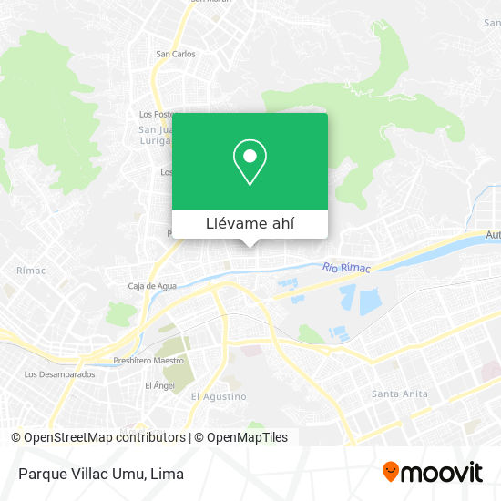 Mapa de Parque Villac Umu