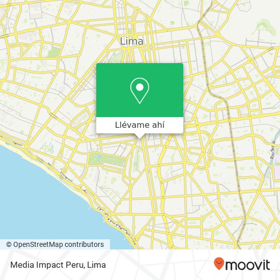 Mapa de Media Impact Peru