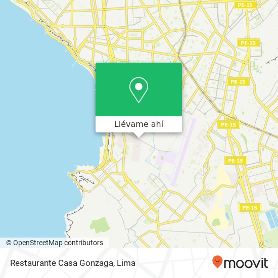 Mapa de Restaurante Casa Gonzaga