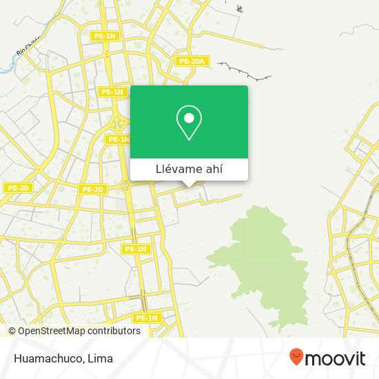 Mapa de Huamachuco