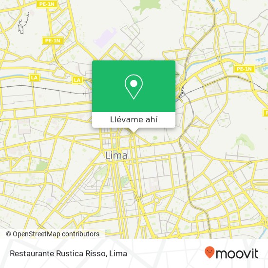 Mapa de Restaurante Rustica Risso