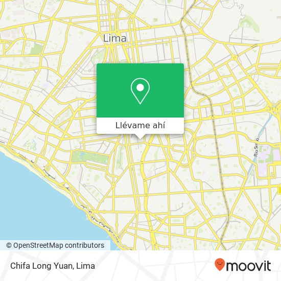 Mapa de Chifa Long Yuan