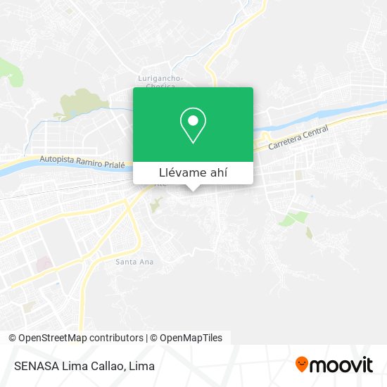 Mapa de SENASA Lima Callao