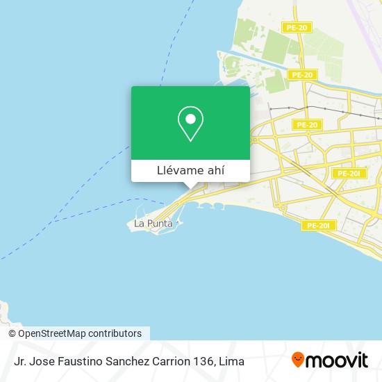 Mapa de Jr. Jose Faustino Sanchez Carrion 136