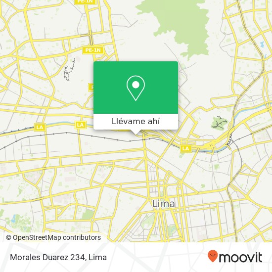 Mapa de Morales Duarez 234