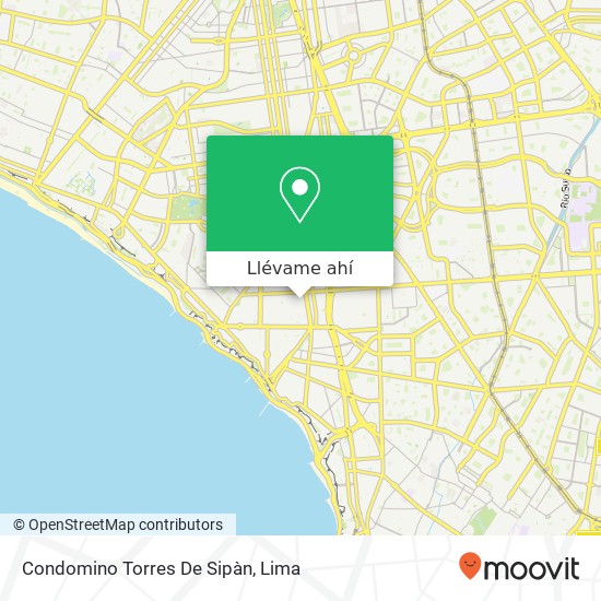 Mapa de Condomino Torres De Sipàn