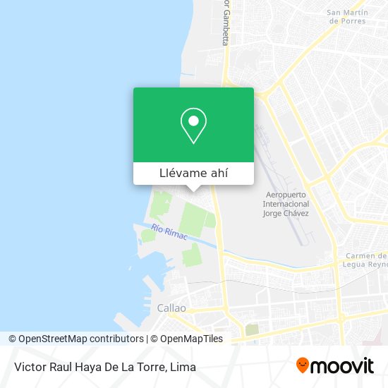 Mapa de Victor Raul Haya De La Torre