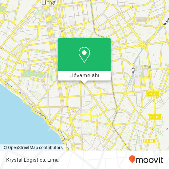 Mapa de Krystal Logistics