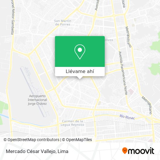 Mapa de Mercado César Vallejo