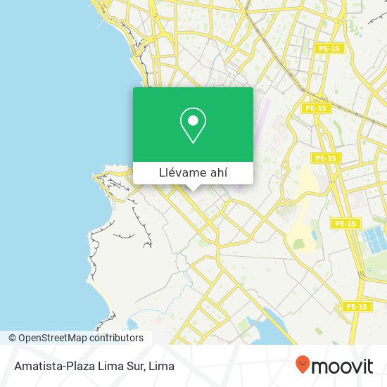 Mapa de Amatista-Plaza Lima Sur