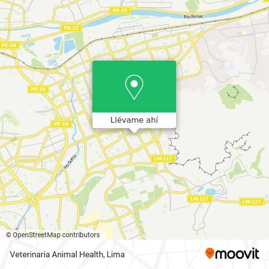 Mapa de Veterinaria Animal Health