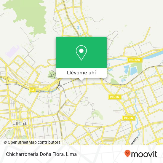 Mapa de Chicharroneria Doña Flora