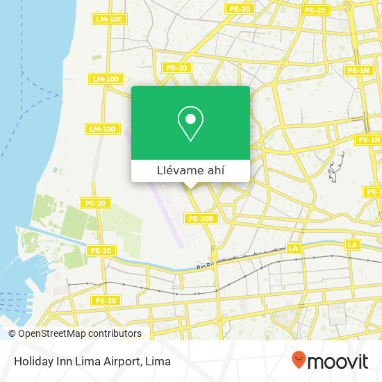 Mapa de Holiday Inn Lima Airport