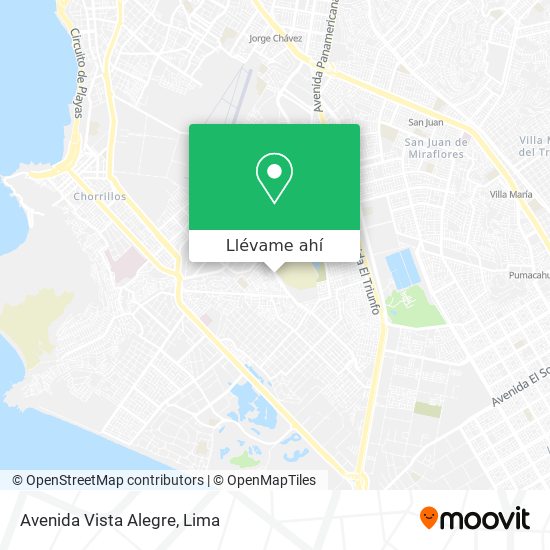 Mapa de Avenida Vista Alegre