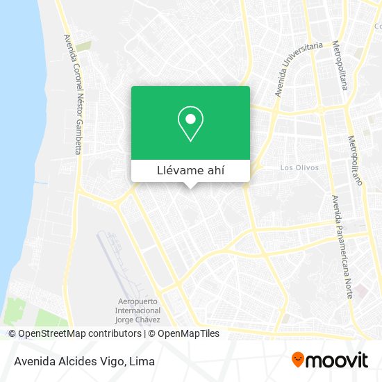 Mapa de Avenida Alcides Vigo
