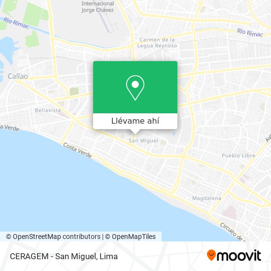 Mapa de CERAGEM - San Miguel