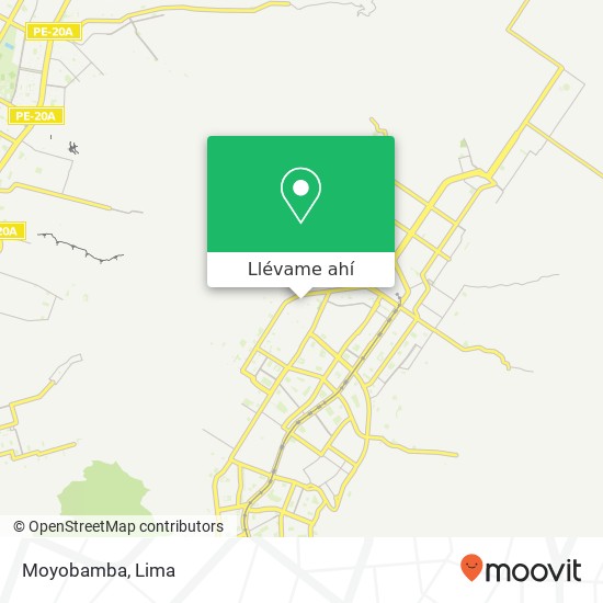 Mapa de Moyobamba
