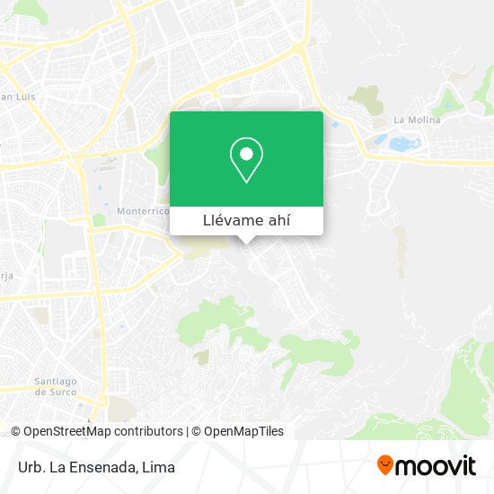 Mapa de Urb. La Ensenada
